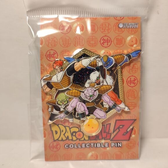 Dragon Ball Z Ginyu Force Golden Series Enamel Pin Official DBZ Anime Badge - Picture 1 of 2